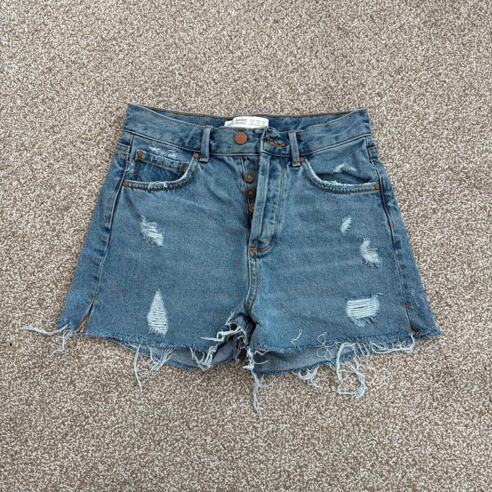 Zara Women's Blue Shorts